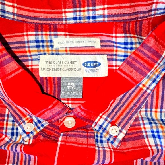 Lot of 2 Old Navy Size XL Men's button down shirts - Picture 4 of 7